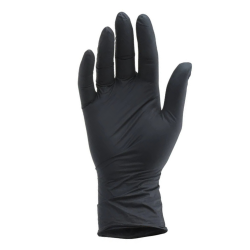 Guanti in Nitrile Nero "S" conf da 100 pz