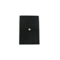 Elettrodo in Silicone Nero - 8,5x6cm 16 pz