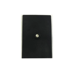 Elettrodo in Silicone Nero - 12x8cm 16 pz